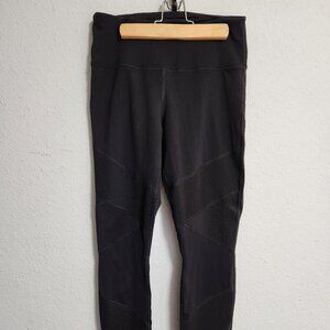 Athleta Sophia Steet Tight Moto Black Leggings Size Small